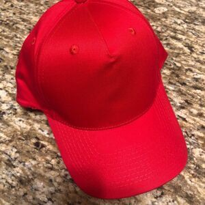 Red Baseball Hat 5184 new